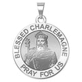 Blessed Charlemagne Round Religious Medal - "EXCLUSIVE"