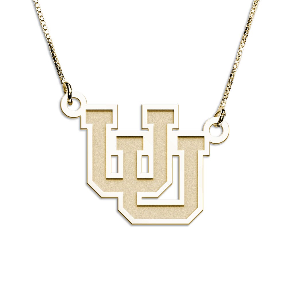 University of Utah Intertwined U Necklace