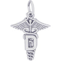 Dental Caduceus Engravable