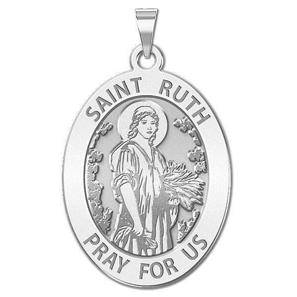 Saint Ruth Religious Medal - Oval