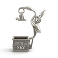Its a Boy Stork Charm