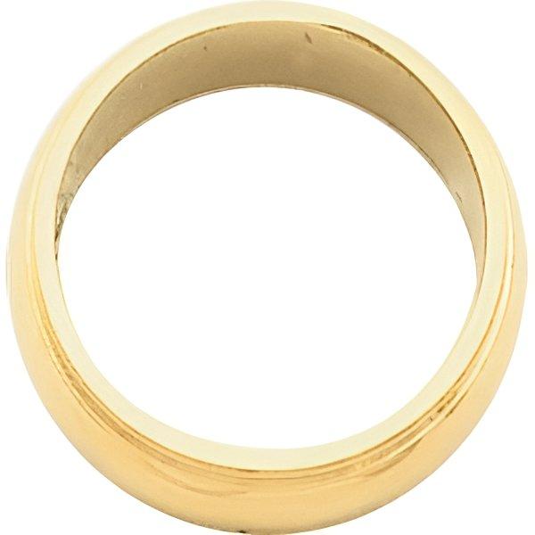 14k Yellow Gold 8mm Domed Series Wedding Band