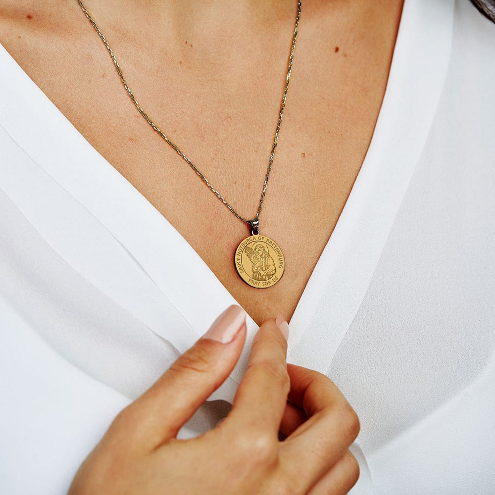 Saint Notburga of Rattenburg Religious Medal