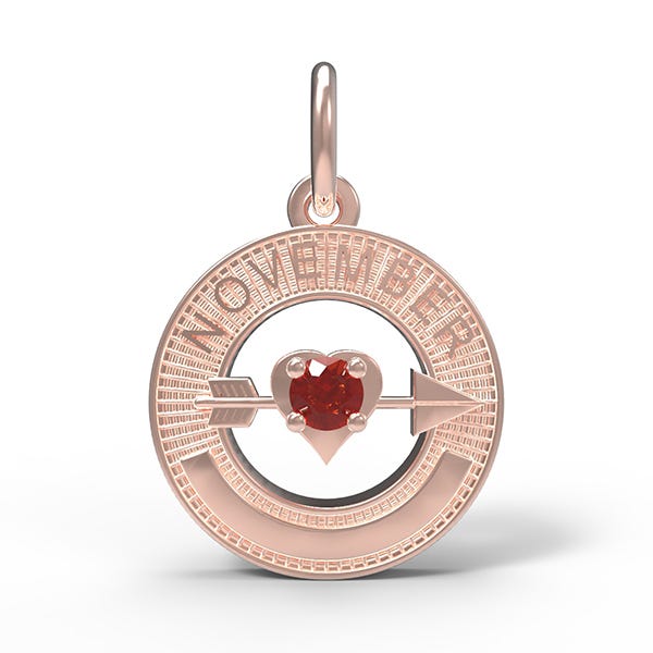 Novemeber Love Birthstone Charm