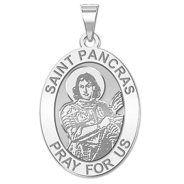 Saint Pancras OVAL Religious Medal  "EXCLUSIVE"