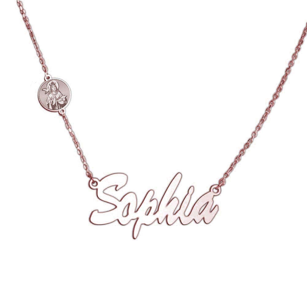Teresa of Avila Custom Name Necklace