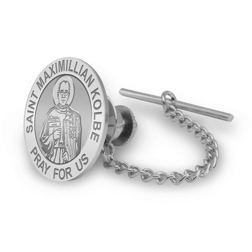 Saint Maximilian Kolbe Religious Tie Tack  "EXCLUSIVE"