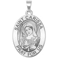 Saint Carissa OVAL Religious Medal  "EXCLUSIVE"