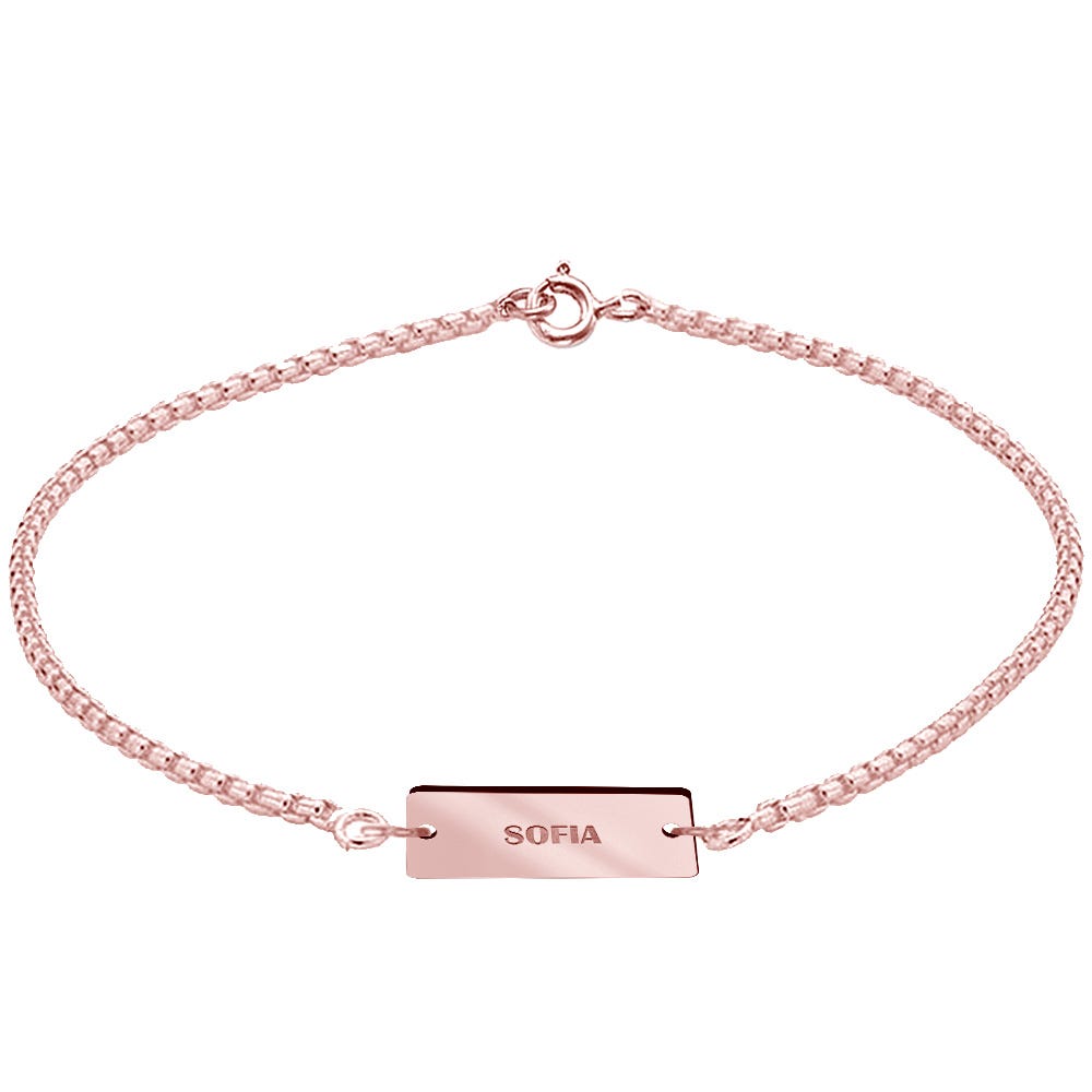 Dainty Personalized Name Anklet