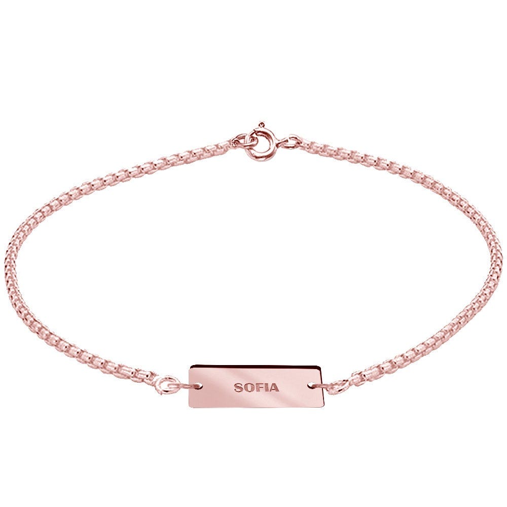 Dainty Personalized Name Anklet
