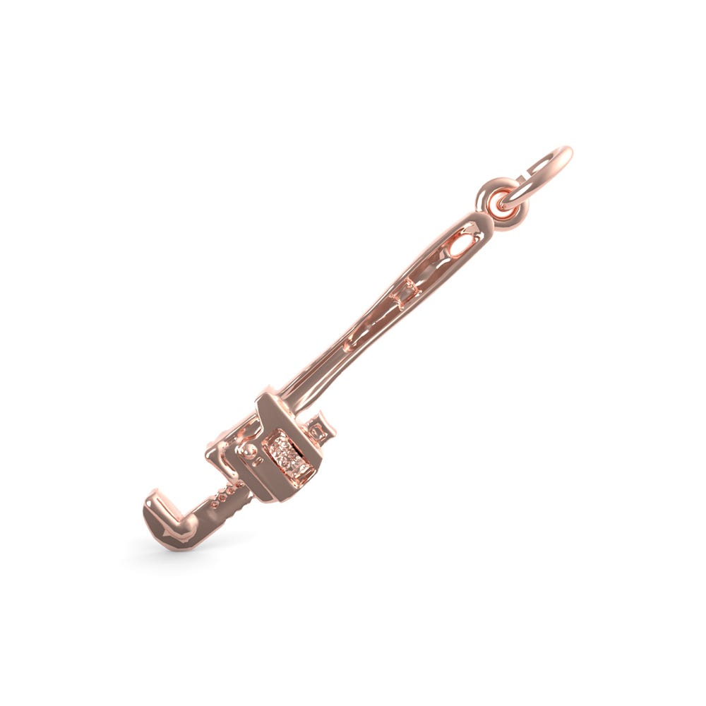 Pipe Wrench Charm