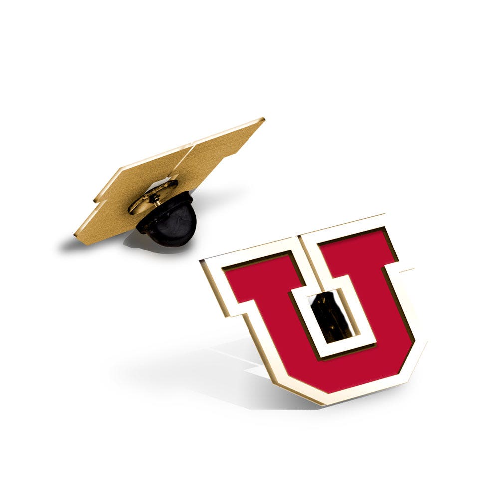 University of Utah Color Enamel U Pin