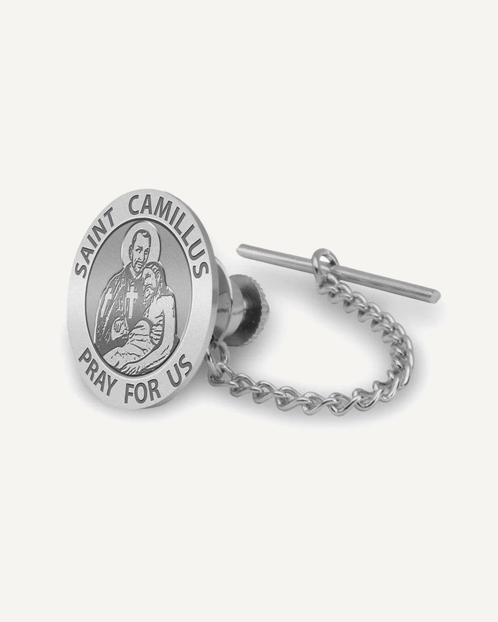 Saint Camillus Religious Tie Tack  "EXCLUSIVE"