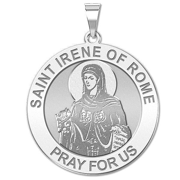 Saint Irene of Rome Religious Medal "EXCLUSIVE"
