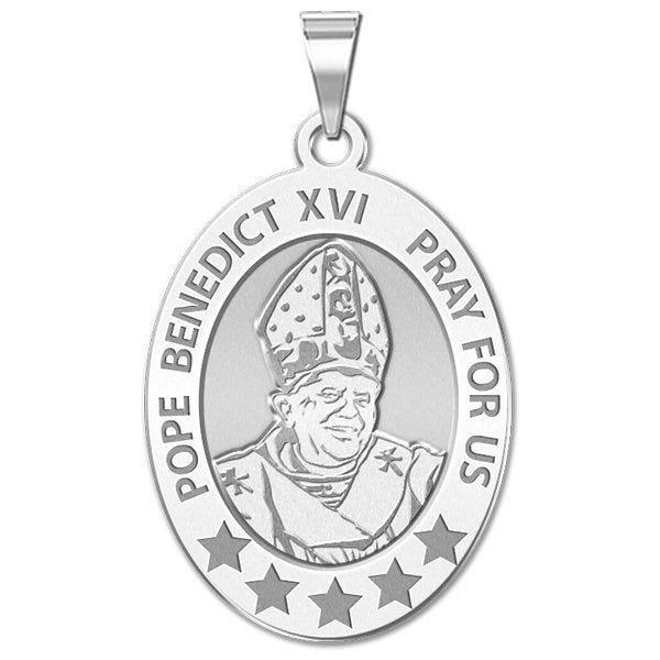 Pope Benedict XVI Oval Religious Medal "EXCLUSIVE"