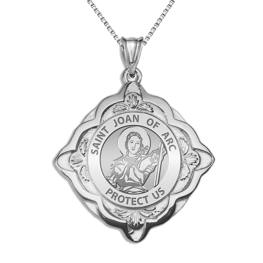 Saint Joan of Arc Cathedral Round Religious Medal