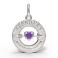February Love Birthstone Charm (3332)