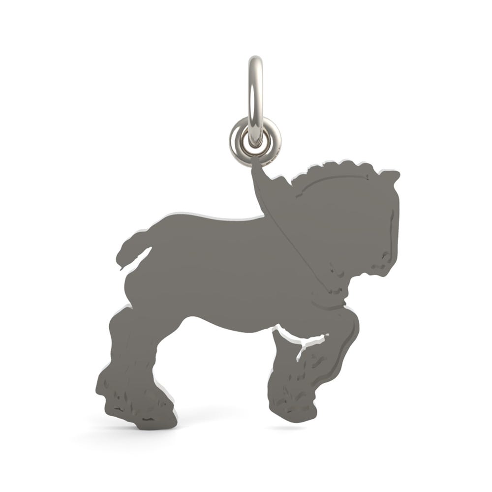 Flat Clydesdale Charm (6492)