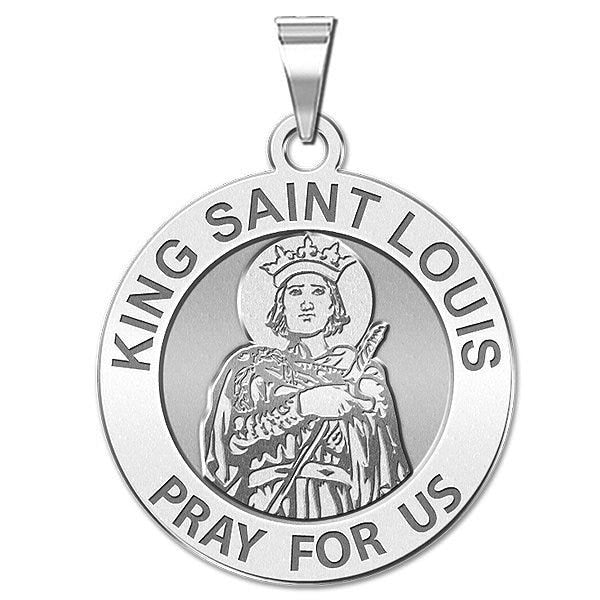 King Saint Louis Religious Medal