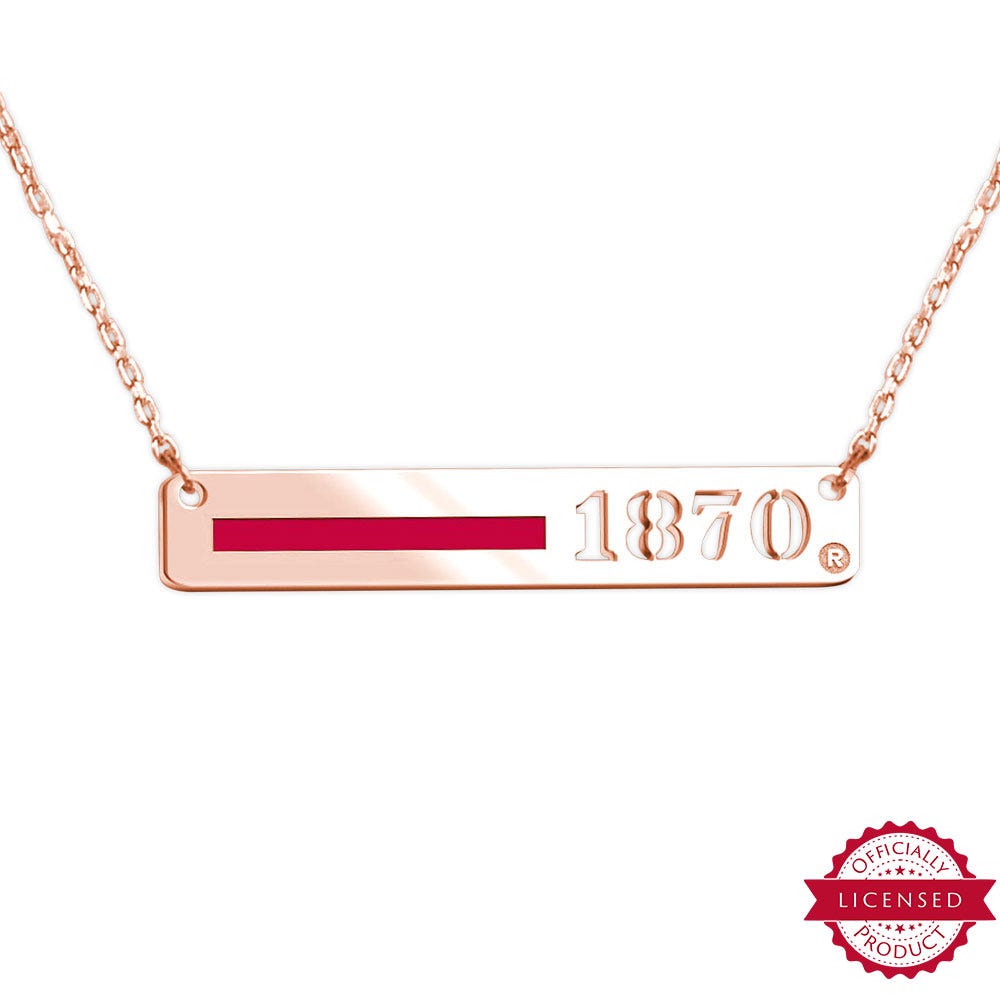 Ohio State University Scarlet Line Necklace