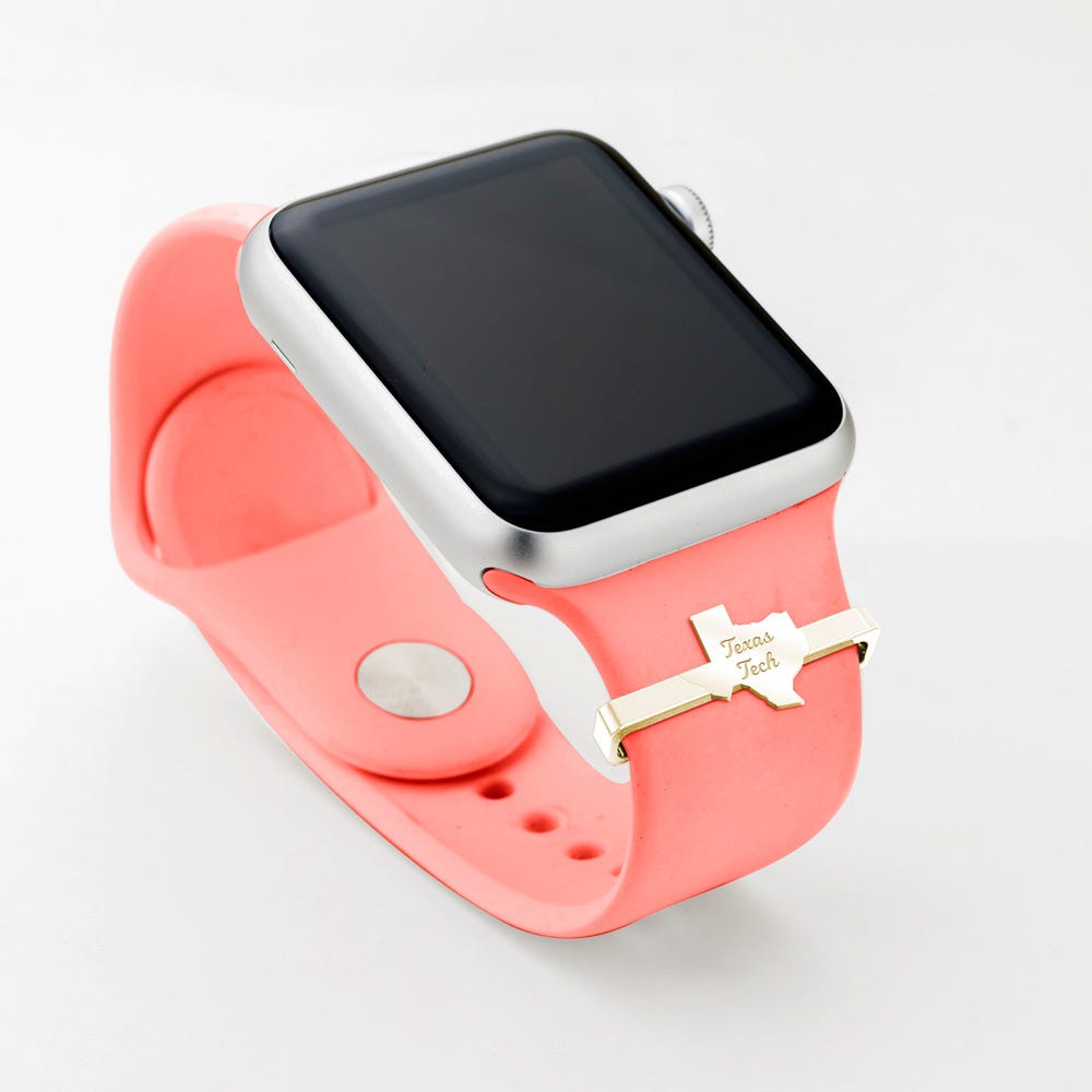 Texas Tech Script Outline Watch Charm