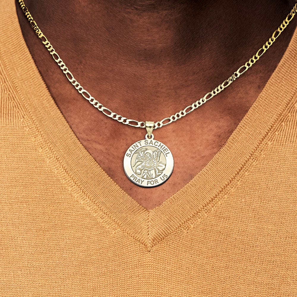 Saint Sachiel Religious Medal