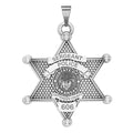 Personalized 6-Point Star Arkansas Sheriff Badge with Rank, Number & Dept.