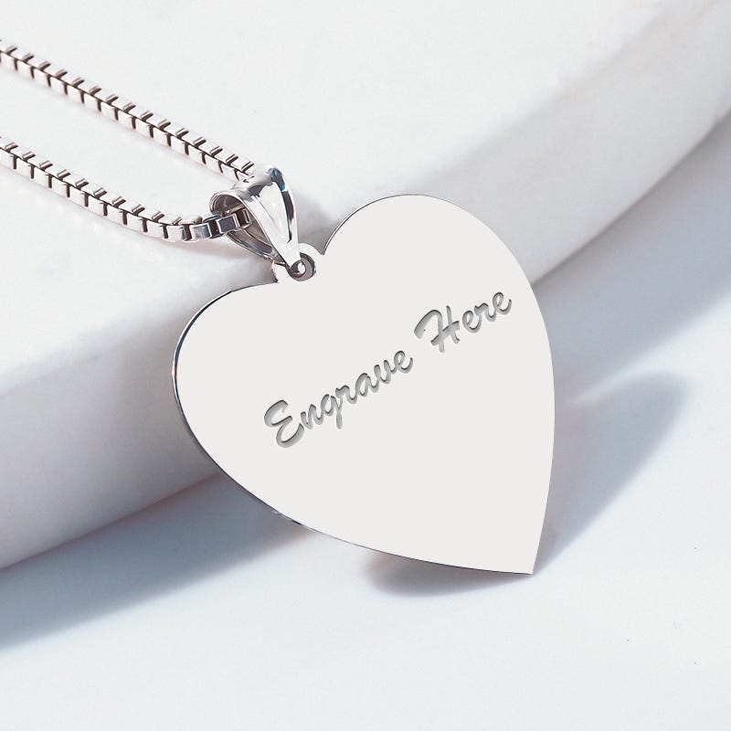 Heart with Border Photo Pendant Picture Charm
