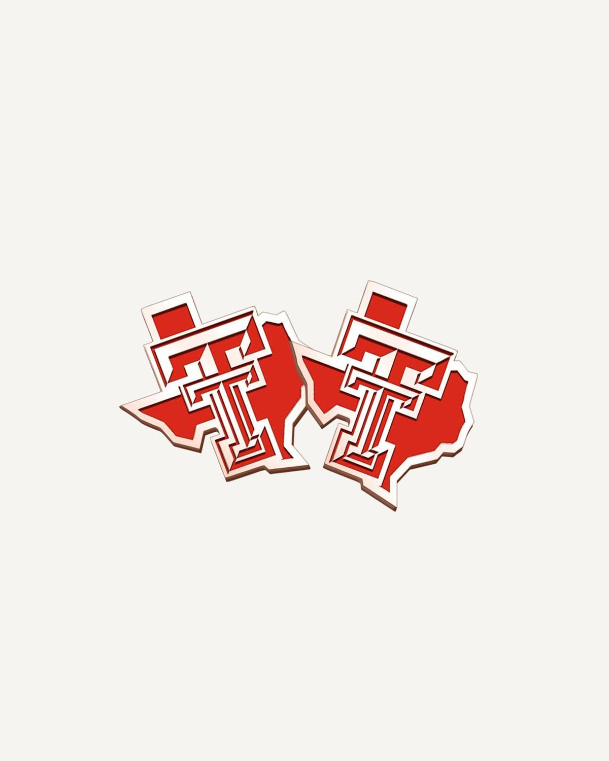 Texas Tech Color Enamel Outline Cuff Links