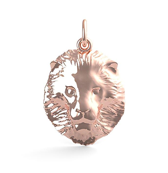 Lion Head Charm