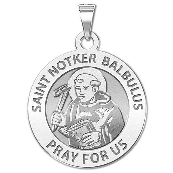 Saint Notker Balbulus Religious Medal "EXCLUSIVE"