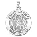 Saint Gabriel Round Religious Medal