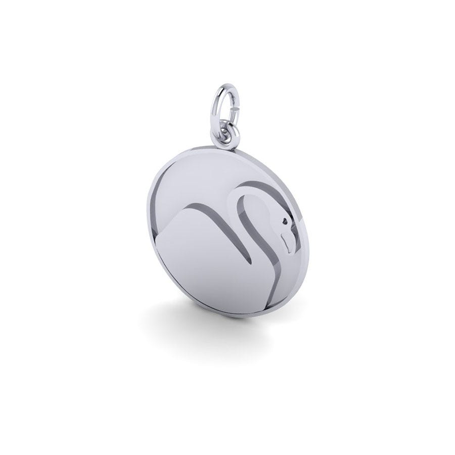3907-Silver-07-Swans-A-Swimming