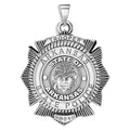 Personalized 6-Point Star Arkansas State Trooper Badge with Number