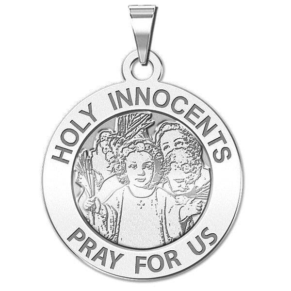 Holy Innocents Round Religious Medal