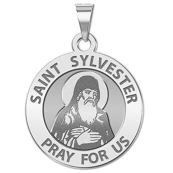 Saint Sylvester Religious Medal "EXCLUSIVE"