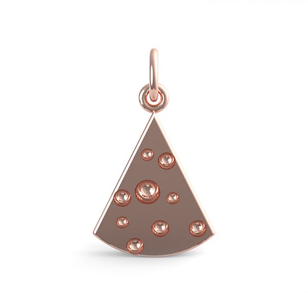 Cheese Wedge Charm 3442