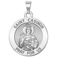 Saint Casimir Round Religious Medal