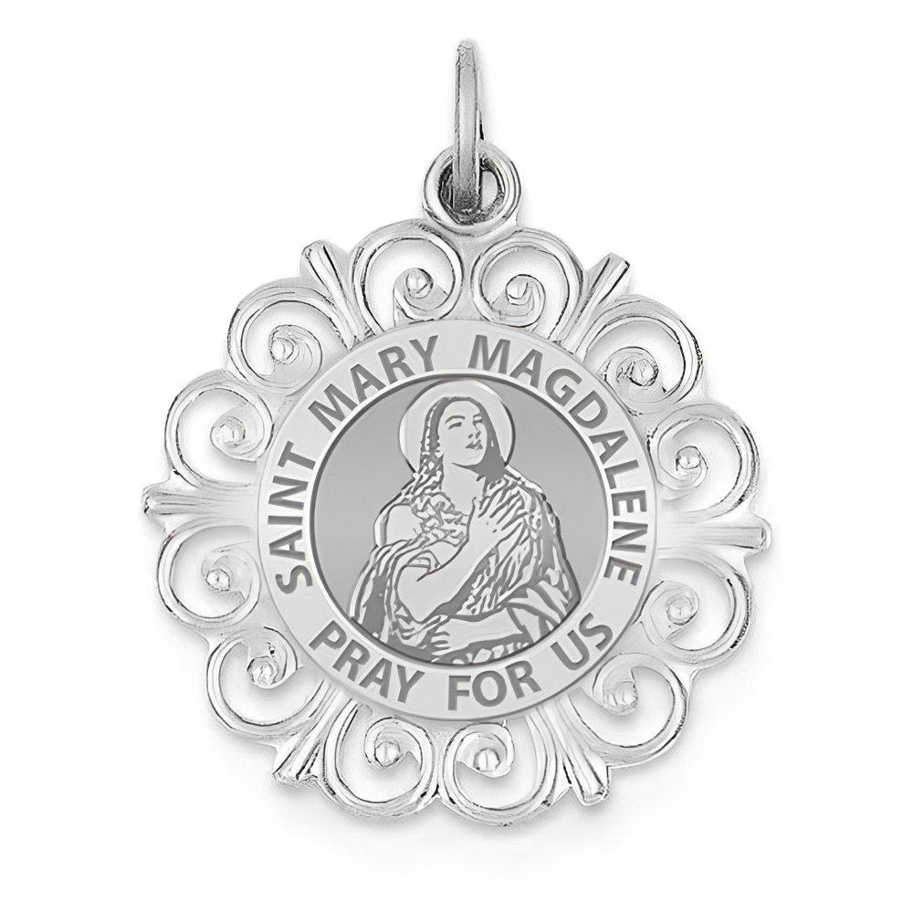 Round Filigree Saint Mary Magdalene