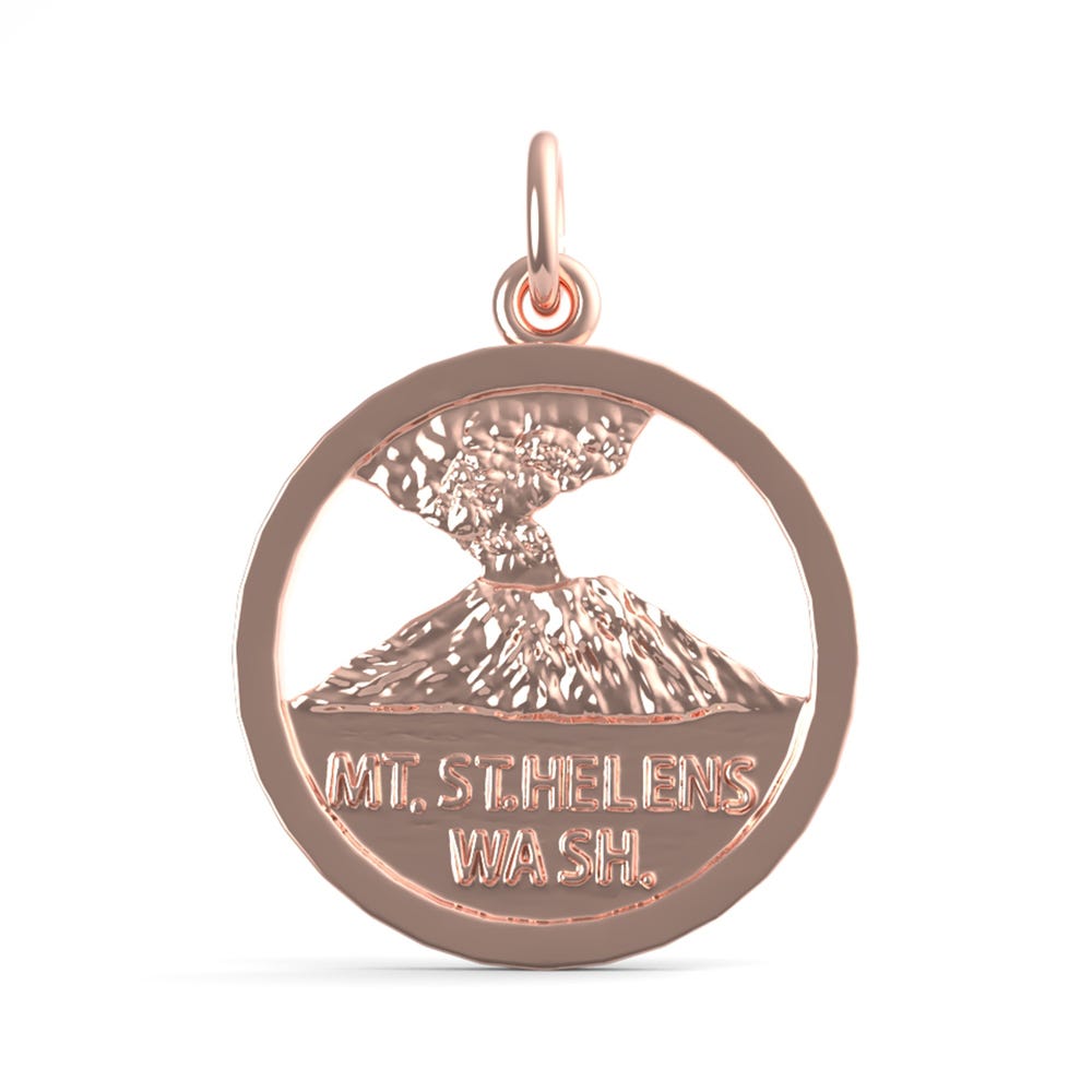 Mt. St. Helens Disc Charm(7726)