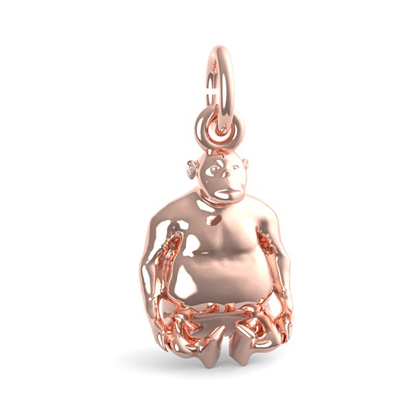Sitting Monkey Charm