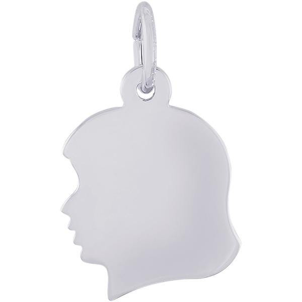 Girls Head Engravable