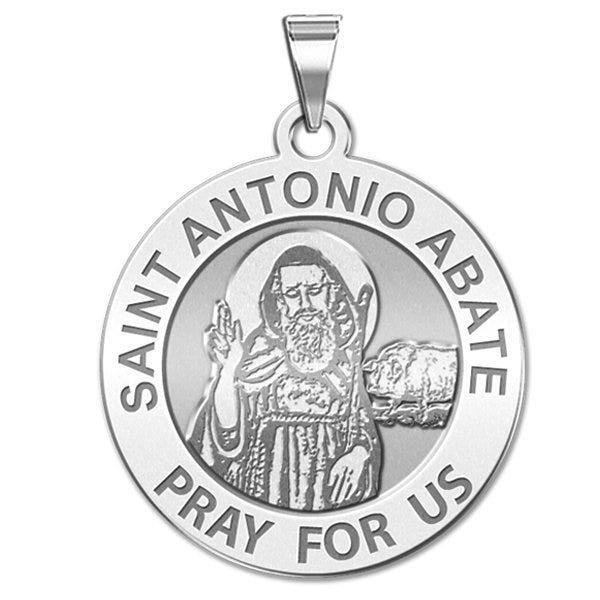 Saint Anthony Abate Round Medal "EXCLUSIVE"