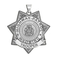 Personalized Wyoming Trooper Badge  with Rank, Number and Dept