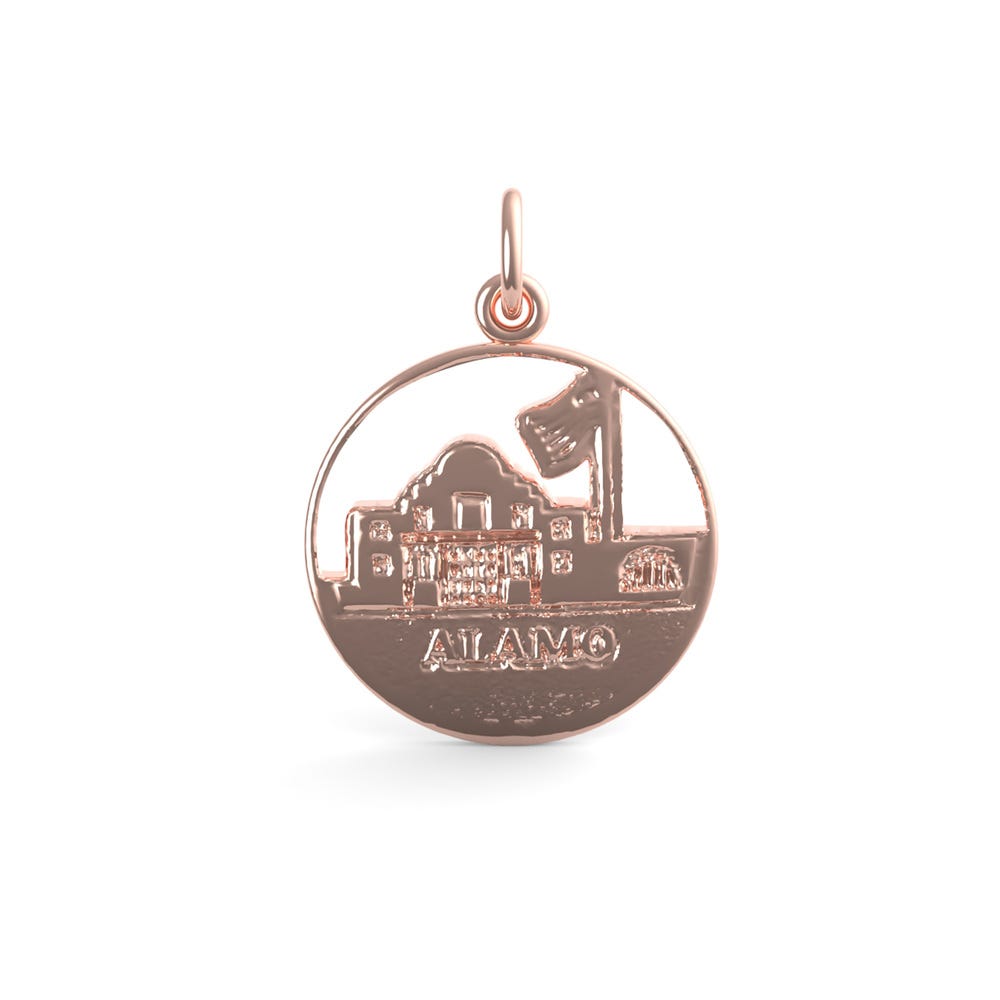 The Alamo Disc Charm