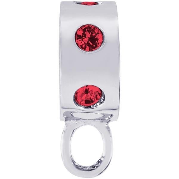 Charmdrop Red Stones