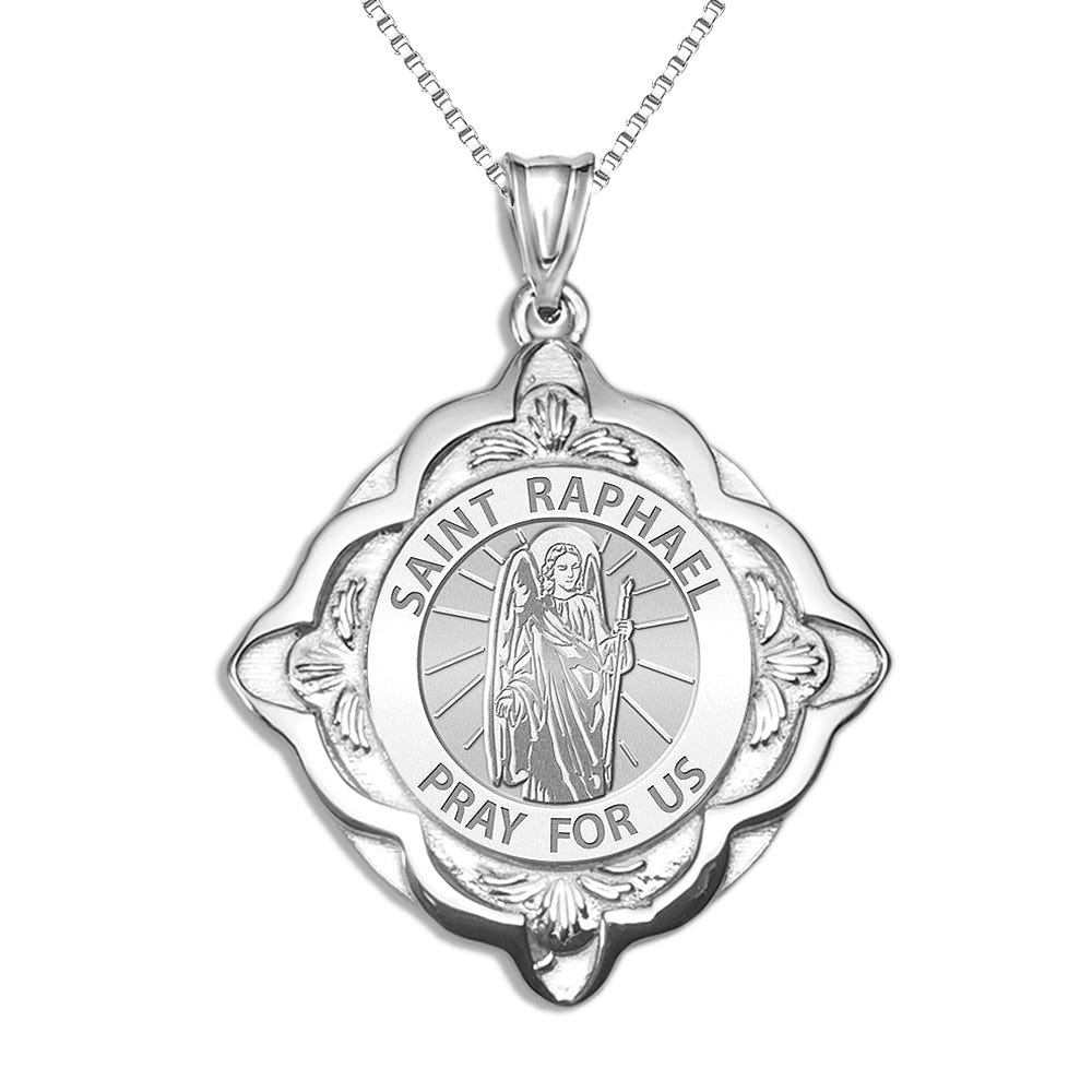 Saint Raphael Cathedral Round Religious Medal