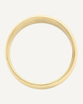 14k Yellow Gold 6mm Half Round Tapered Series Wedding Band