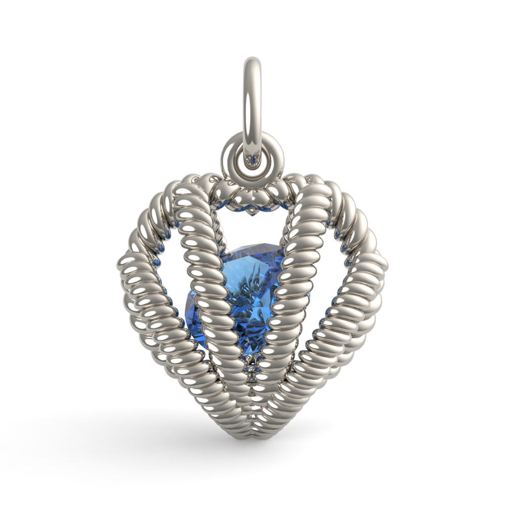 Embraced with Love September Stone Charm(8350-009)