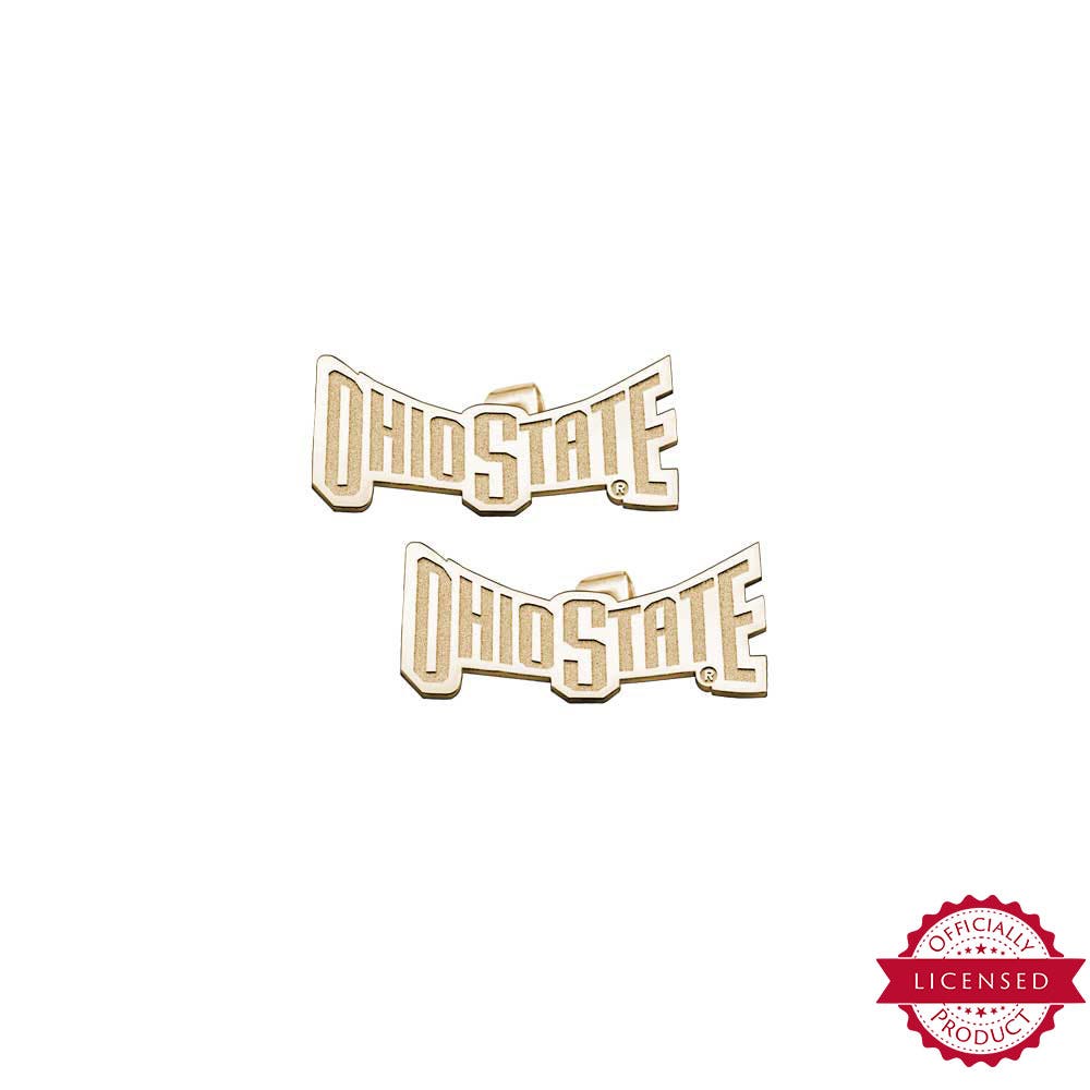 Pair Of Ohio State Banner Earrings